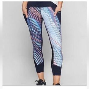 Athleta Mosaic cropped leggings